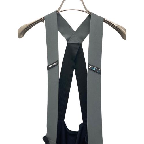 ASSOS (アソス) サイクルビブショーツ T GT C2 メンズ グレー×ブラック