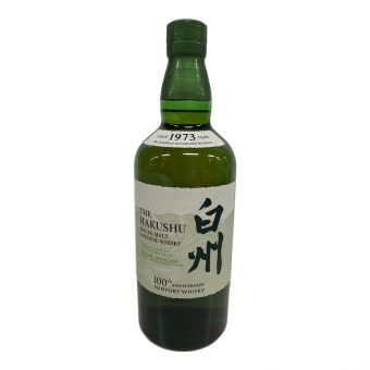 SUNTORY (サントリー) ジャパニーズウィスキー 100周年記念ボトル 白州 700ml お酒