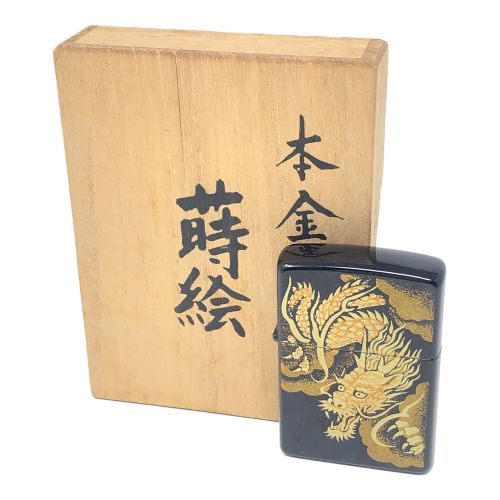 ZIPPO (ジッポー) オイルライター 本金 蒔絵 龍 1998年 USA製