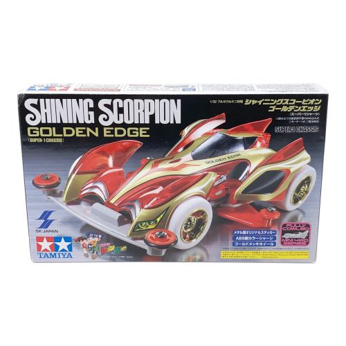 TAMIYA (タミヤ) シャイニングスコーピオン ゴールデンエッジ スーパー１シャーシ クリヤーレッド プラモデル 爆走兄弟レッツ&ゴー!! SHINING SORPION GOLDEN EDGE (SUPER-1CHASSIS)