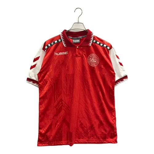 hummel (ヒュンメル) サッカーユニフォーム メンズ SIZE L レッド 96年デンマーク代表