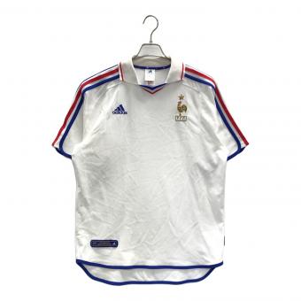 adidas (アディダス) サッカーユニフォーム メンズ O ホワイト 2000年フランス代表 AWAY