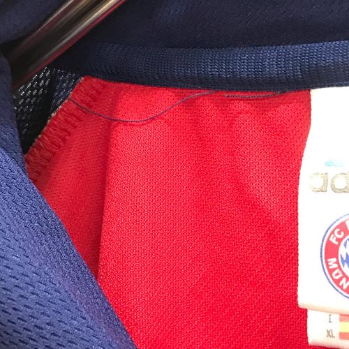 adidas (アディダス) サッカーユニフォーム メンズ XXXO レッド×ネイビー 1999-01年バイエルン・ミュンヘン