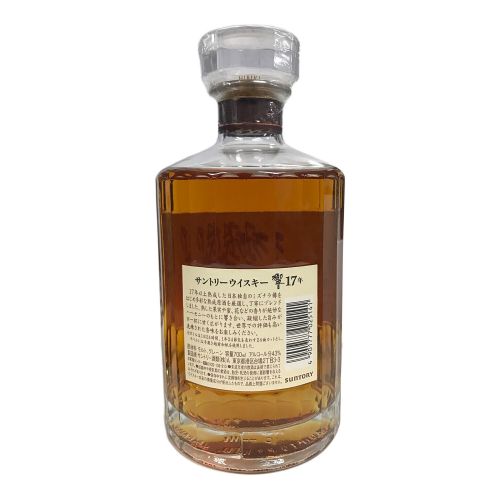 SUNTORY(サントリー) ウィスキー 響 17年 700ml お酒