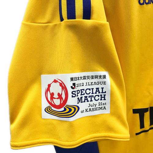 adidas (アディダス) サッカーユニフォーム メンズ SIZE XO イエロー 東日本大震災復興支援 TEAM AS ONE X52783