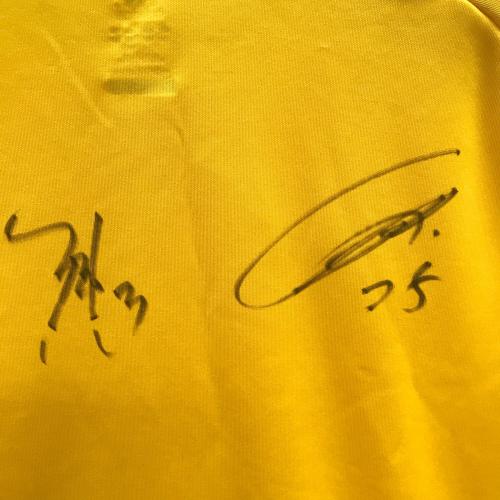 adidas (アディダス) サッカーユニフォーム メンズ SIZE XO イエロー 東日本大震災復興支援 TEAM AS ONE X52783