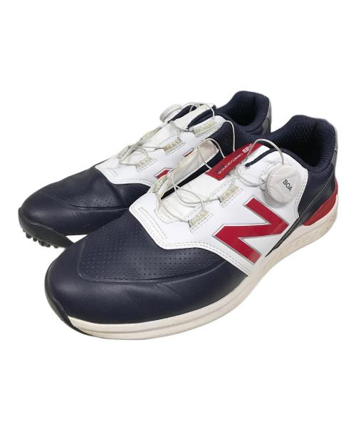 NEW BALANCE (ニューバランス) ゴルフシューズ MGB996N2 ネイビー×ホワイト サイズ:26㎝