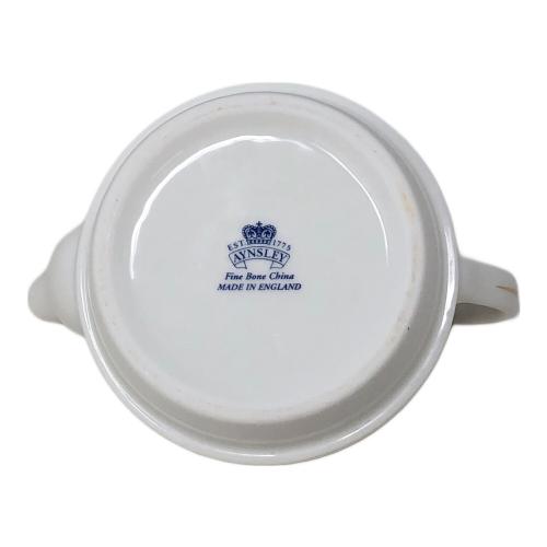 Aynsley (エインズレイ) ティーフォーワン ペンブロック カップ＆ソーサー ポット Bone china (ボーンチャイナ)