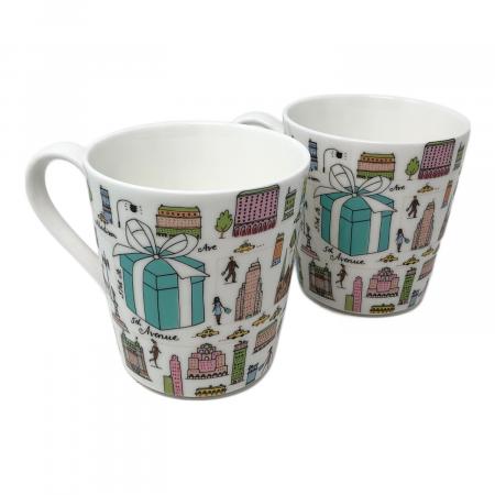 TIFFANY & Co. (ティファニー) マグカップ 2Pセット 5th Avenue