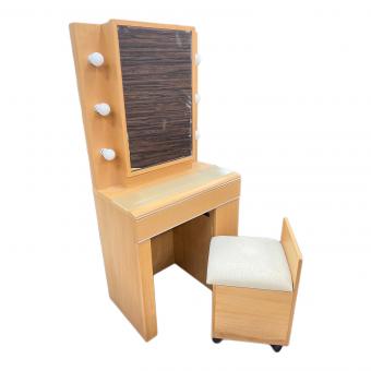 女優ドレッサー チェア付　ナチュラル