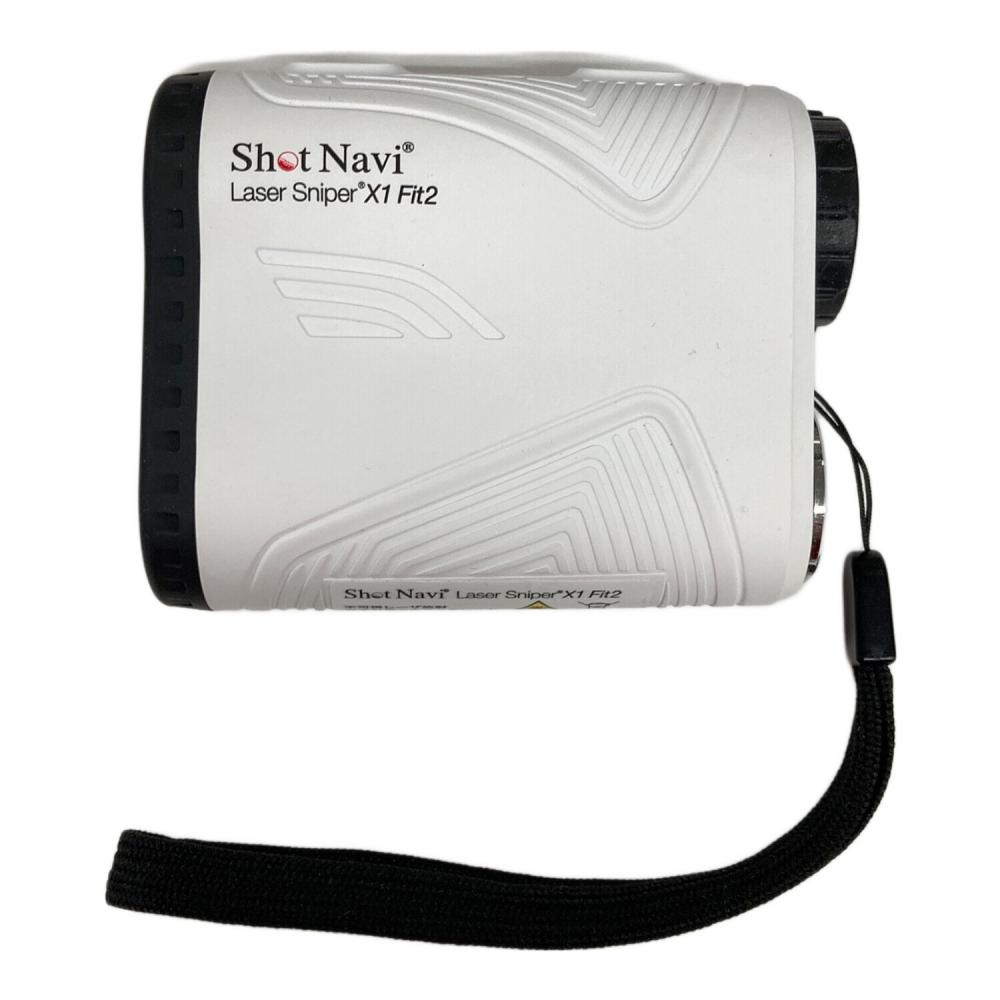 Shot Navi（ショットナビ） ゴルフ距離測定器 ホワイト Laser SniperX1