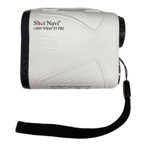 Shot Navi（ショットナビ） ゴルフ距離測定器  ホワイト Laser SniperX1 Fit2