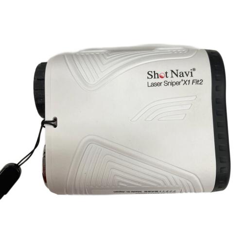 Shot Navi（ショットナビ） ゴルフ距離測定器  ホワイト Laser SniperX1 Fit2