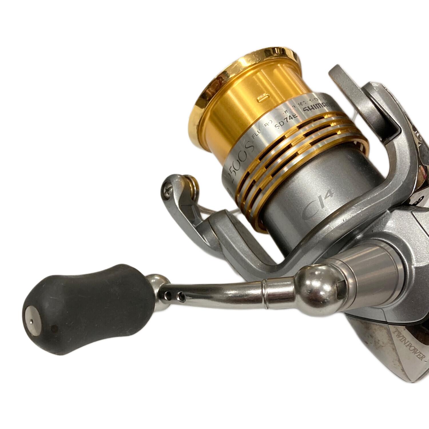 シマノ メタルリール シルバー/ゴールド SHIMANO (シマノ) スピニングリール 09 ツインパワー MG 2500S