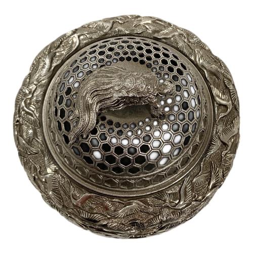 香炉 華鶴　香炉 佐野宏采 ◎香炉 「華鶴」 佐野宏采 作品高岡銅器 華鶴香炉 伝統工芸士