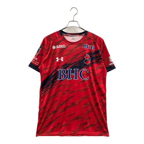 UNDER ARMOUR (アンダーアーマー) UAいわきFC レプリカユニフォーム メンズ SIZE XL レッド 総柄