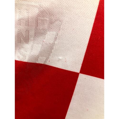 LOTTO (ロット) サッカーユニフォーム クロアチア メンズ SIZE L レッド×ホワイト チェック