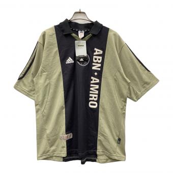 adidas (アディダス) サッカーユニフォーム AJAX（アヤックス） メンズ ブラック×オリーブ