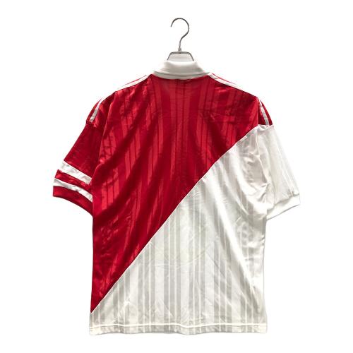 adidas (アディダス) サッカーユニフォーム 90's モナコ メンズ US L ホワイト×レッド
