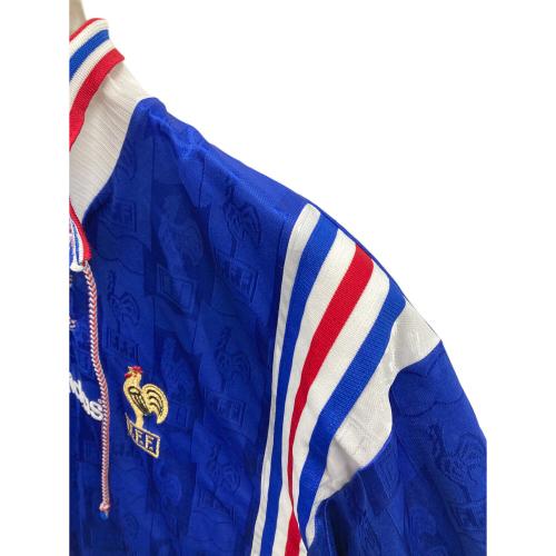 adidas (アディダス) サッカーユニフォーム 96-97フランス代表 メンズ US XL ブルー×ホワイト