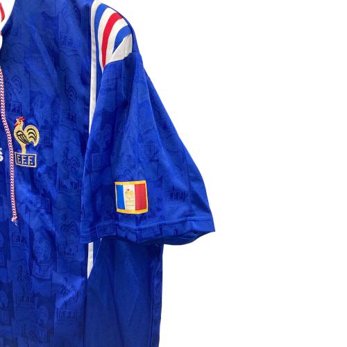 adidas (アディダス) サッカーユニフォーム 96-97フランス代表 メンズ US XL ブルー×ホワイト