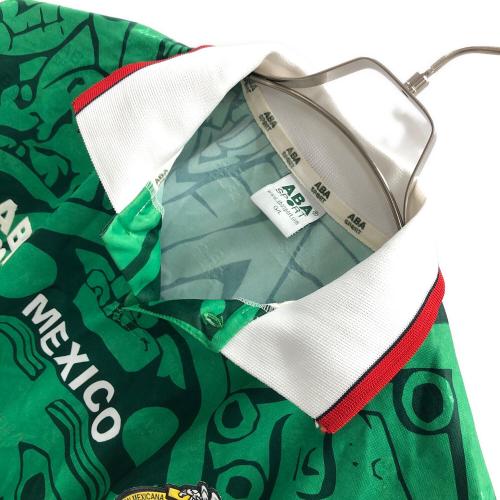 ABASPORT（アバスポート） サッカーユニフォーム 98年W杯メキシコ代表 メンズ SIZE L グリーン