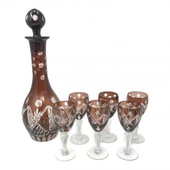 切子 (キリコ) グラスセット(水差し付) 7個セット