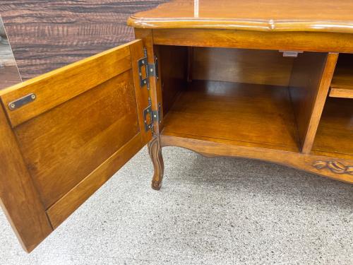 アンティーク調ローボード ブラウン