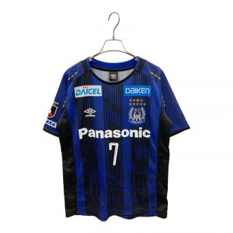 UMBRO (アンブロ) サッカーユニフォーム 2019年 #7 遠藤保仁 メンズ ブラック×ブルー