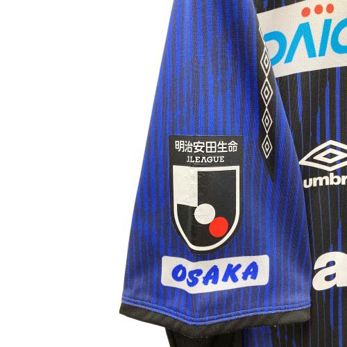 UMBRO (アンブロ) サッカーユニフォーム 2019年 #7 遠藤保仁 メンズ ブラック×ブルー
