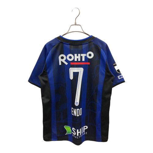 UMBRO (アンブロ) サッカーユニフォーム 2019年 #7 遠藤保仁 メンズ ブラック×ブルー