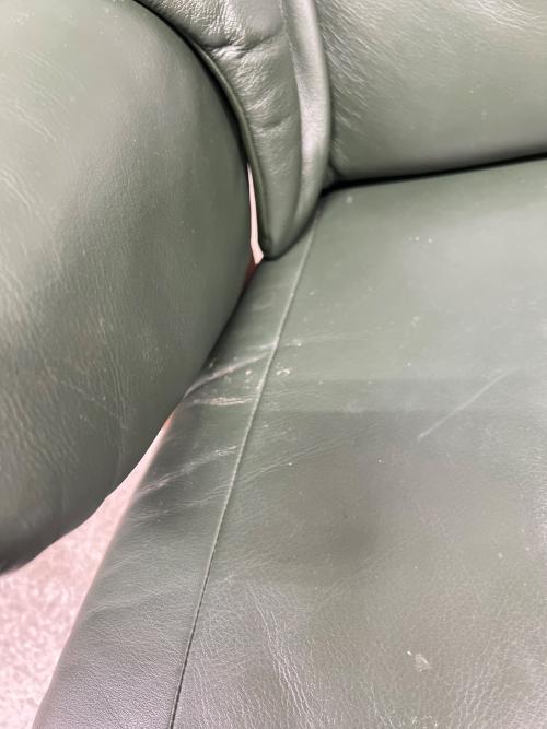 karimoku (カリモク) リクライニングチェア オリーブ THE FIRST（ザファースト） RU-73 本革製