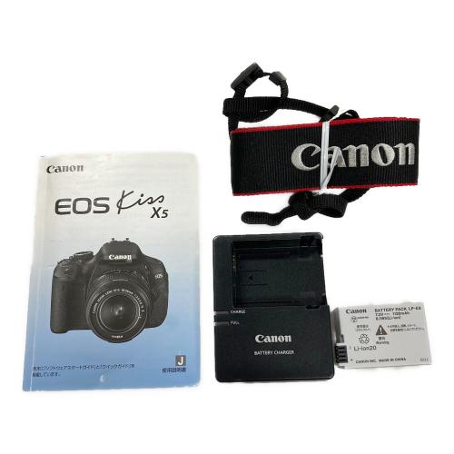 CANON (キヤノン) デジタル一眼レフカメラ EOS Kiss X5 DS126311 レンズ：EF-S 55-250mm 1:4-5.6 IS Ⅱ φ58mm / EF-S 18-55mm 1:3.5-5.6 IS Ⅱ φ58
