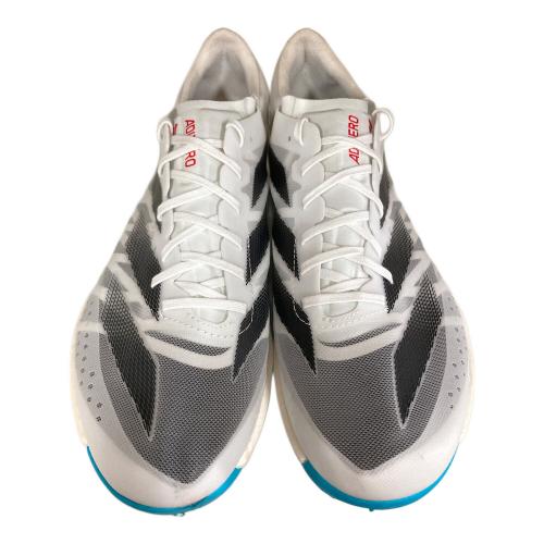 adidas (アディダス) スパイクシューズ メンズ SIZE 27.5cm ホワイト×ブルー Adizero Ambition（アディゼロアンビション） IE2768