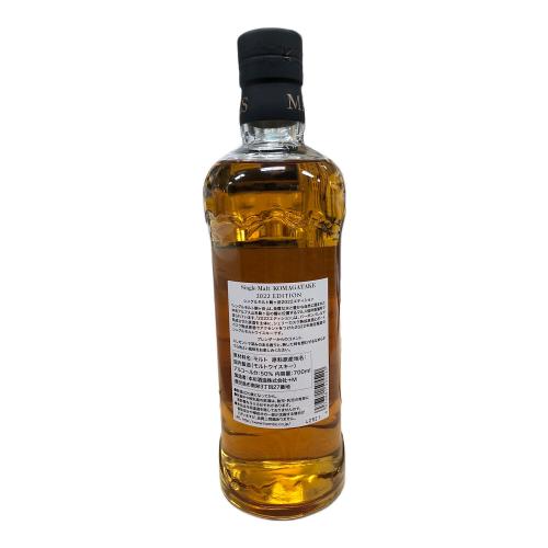 本坊酒造 ウイスキー シングルモルト駒ヶ岳 2022エディション 700ml お酒