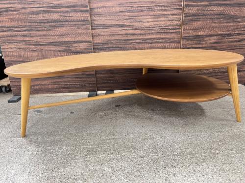 柏木工 (カシワモッコウ) CT67LKリビングテーブル ブラウン