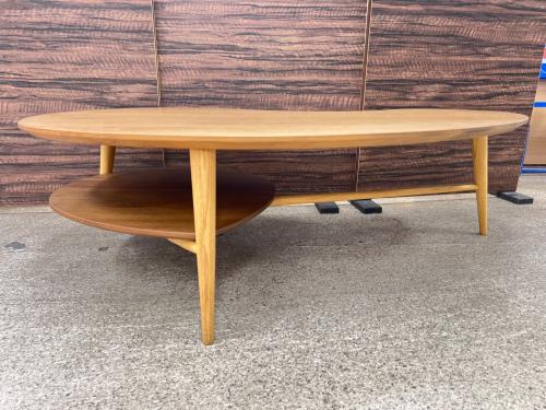 柏木工 (カシワモッコウ) CT67LKリビングテーブル ブラウン