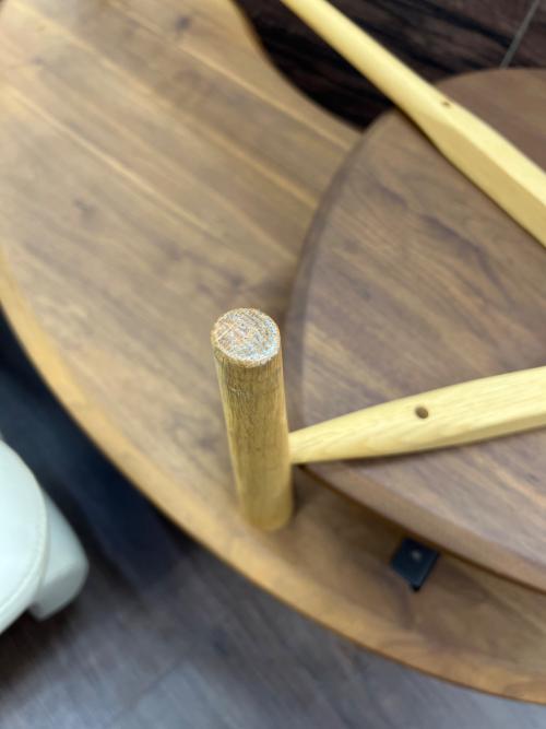 柏木工 (カシワモッコウ) CT67LKリビングテーブル ブラウン