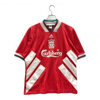 adidas (アディダス) liverpool home サッカーユニフォーム メンズ 42-44 レッド 90s イギリス製 リバプール