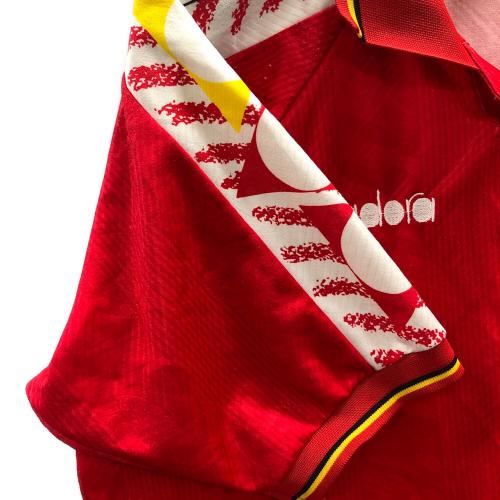 DIADORA (ディアドラ) サッカーユニフォーム メンズ レッド URBSFA KBVB