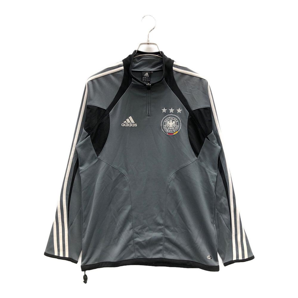 adidas ハーフジップウェア ドイツ代表 メンズ SIZE S グレー adidas (アディダス) ハーフジップウェア ドイツ代表 メンズ SIZE L