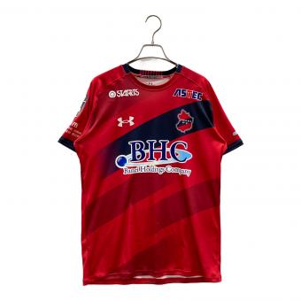 UNDER ARMOUR (アンダーアーマー) サッカーユニフォーム SIZE MD レッド いわきFC 加瀬 直輝 15