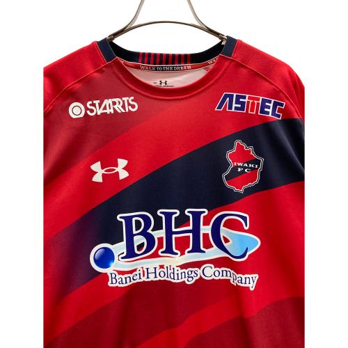 UNDER ARMOUR (アンダーアーマー) サッカーユニフォーム SIZE MD レッド いわきFC 加瀬 直輝 15