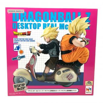 Megahouse(メガハウス) ドラゴンボールZ スーパーサイヤ人孫悟空＆スーパーサイヤ人孫悟飯＆バイク フィギュア ドラゴンボール デスクトップリアルマッコイEX
