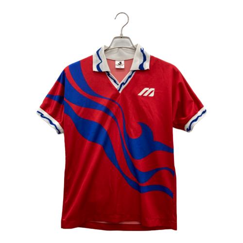 MIZUNO (ミズノ) サッカーユニフォーム 鹿島アントラーズ Jリーグ初期鹿島アントラーズ Jリーグ初期 メンズ SIZE M レッド×ブルー