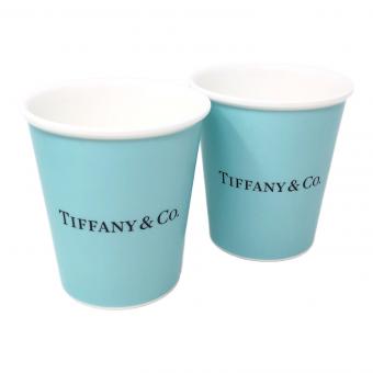 TIFFANY & Co. (ティファニー) ペーパーカップ 2Pセット BONE CHINA（ボーンチャイナ）