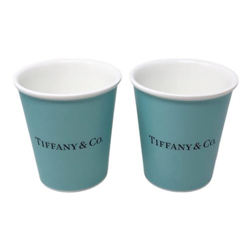 TIFFANY & Co. (ティファニー) ペーパーカップ 2Pセット BONE CHINA（ボーンチャイナ）