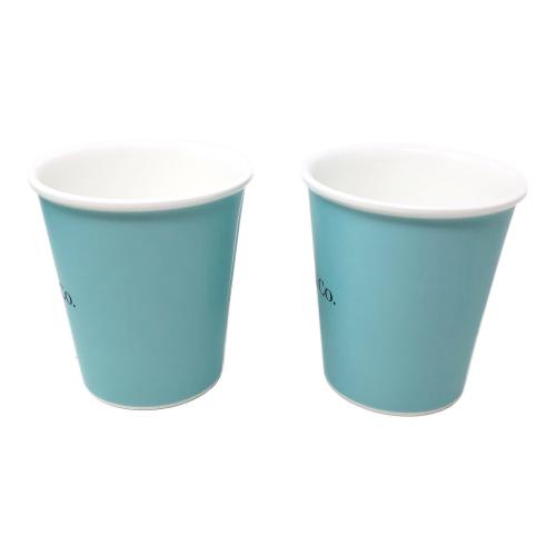 TIFFANY & Co. (ティファニー) ペーパーカップ 2Pセット BONE CHINA（ボーンチャイナ）