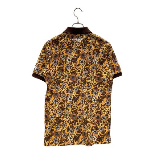 MASTER BUNNY EDITION (マスターバニーエディション) ゴルフポロシャツ メンズ SIZE 4 イエロー 花柄 158-6260605