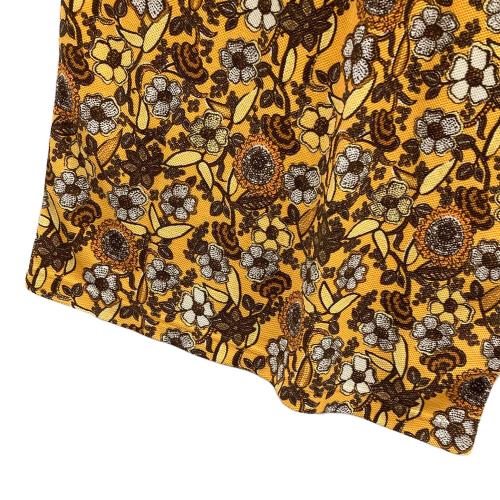 MASTER BUNNY EDITION (マスターバニーエディション) ゴルフポロシャツ メンズ SIZE 4 イエロー 花柄 158-6260605